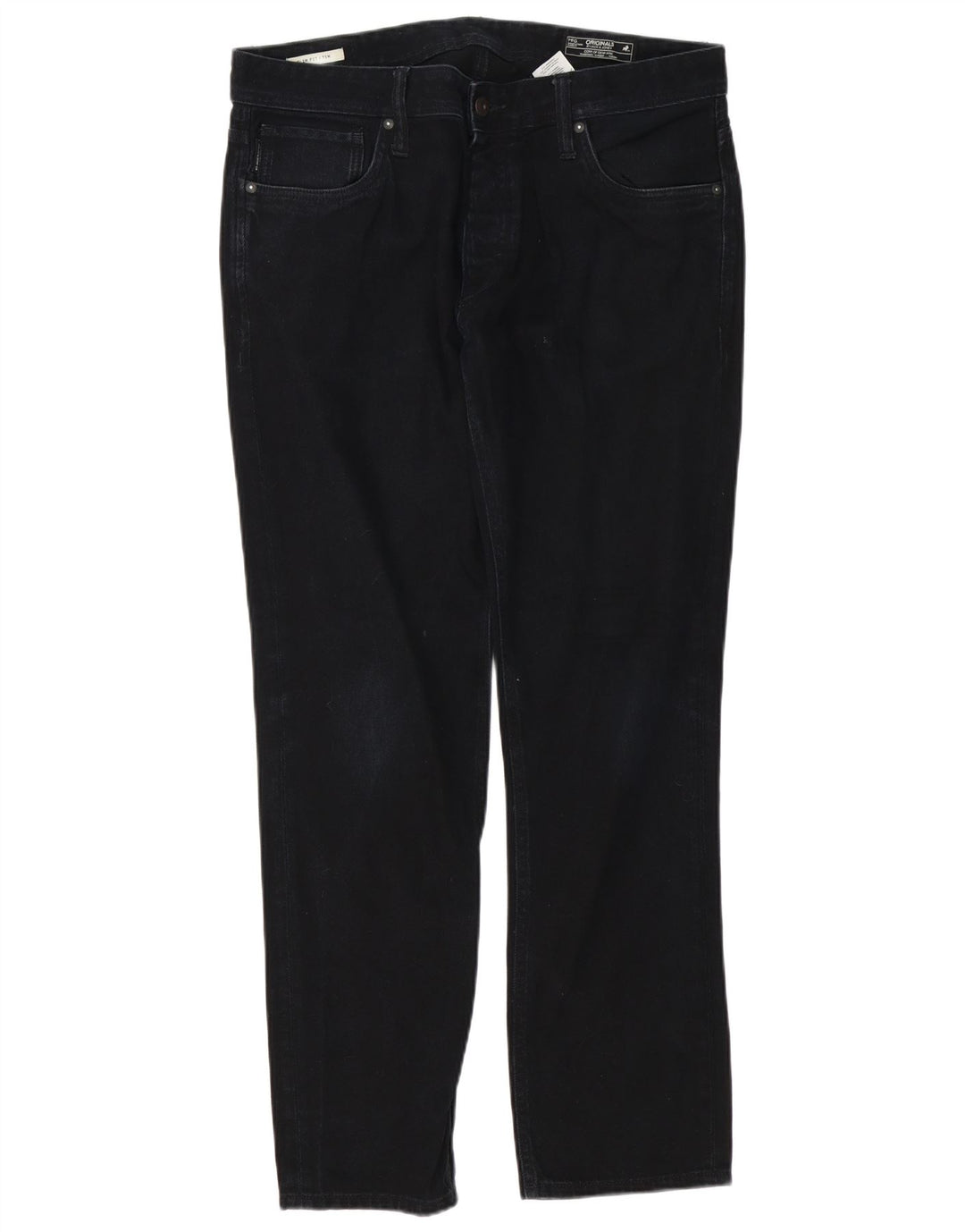 Męskie jeansy Jack & Jones Tim Slim W36 L32 Granatowa bawełna