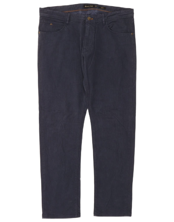 Jeansy męskie Massimo Dutti EU 44 Large W34 L30 Granatowa bawełna