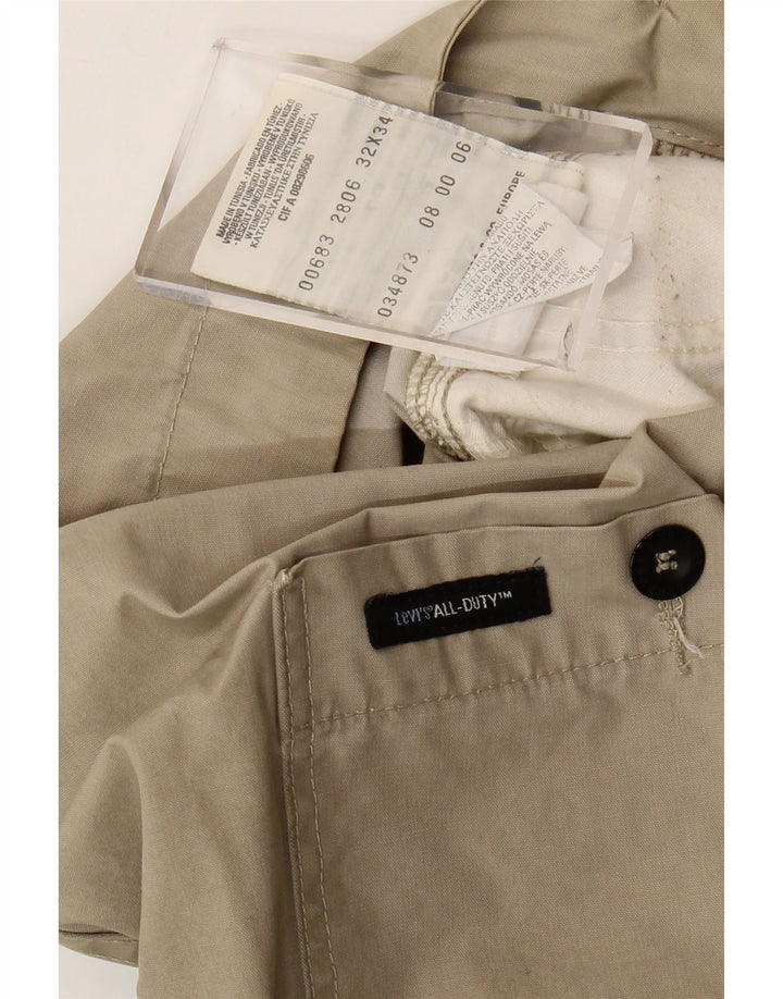 Męskie proste spodnie cargo Levi's W32 L31 Beżowa bawełna