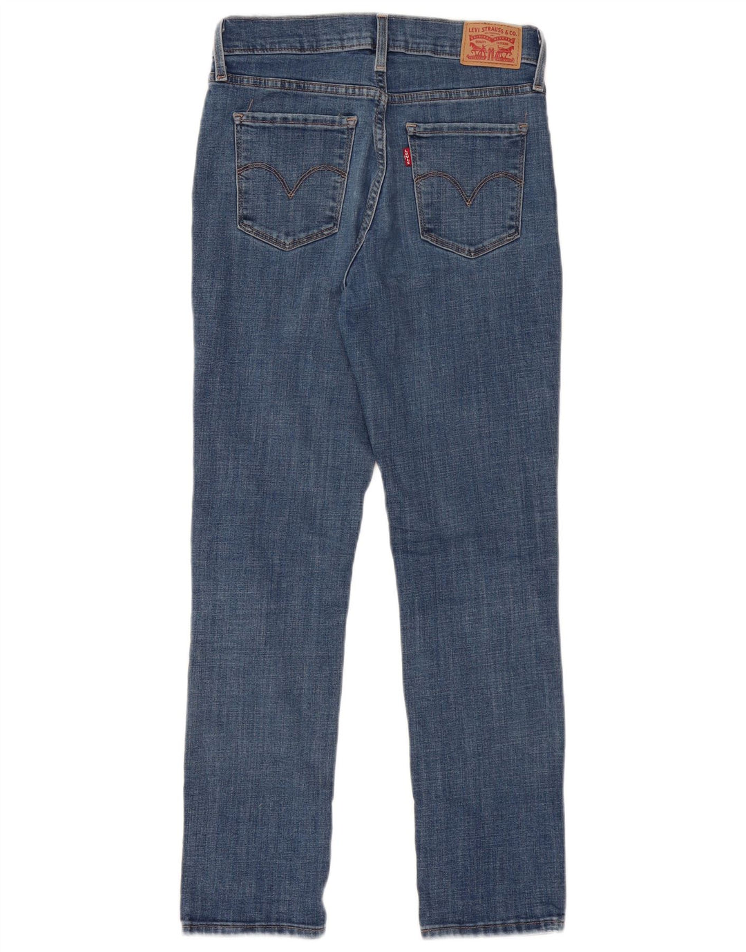 Damskie jeansy Levi's 312 Shaping W27 L28 Niebieska bawełna