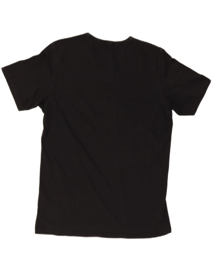 LEE Męski T-shirt z grafiką, duży, czarny, bawełniany