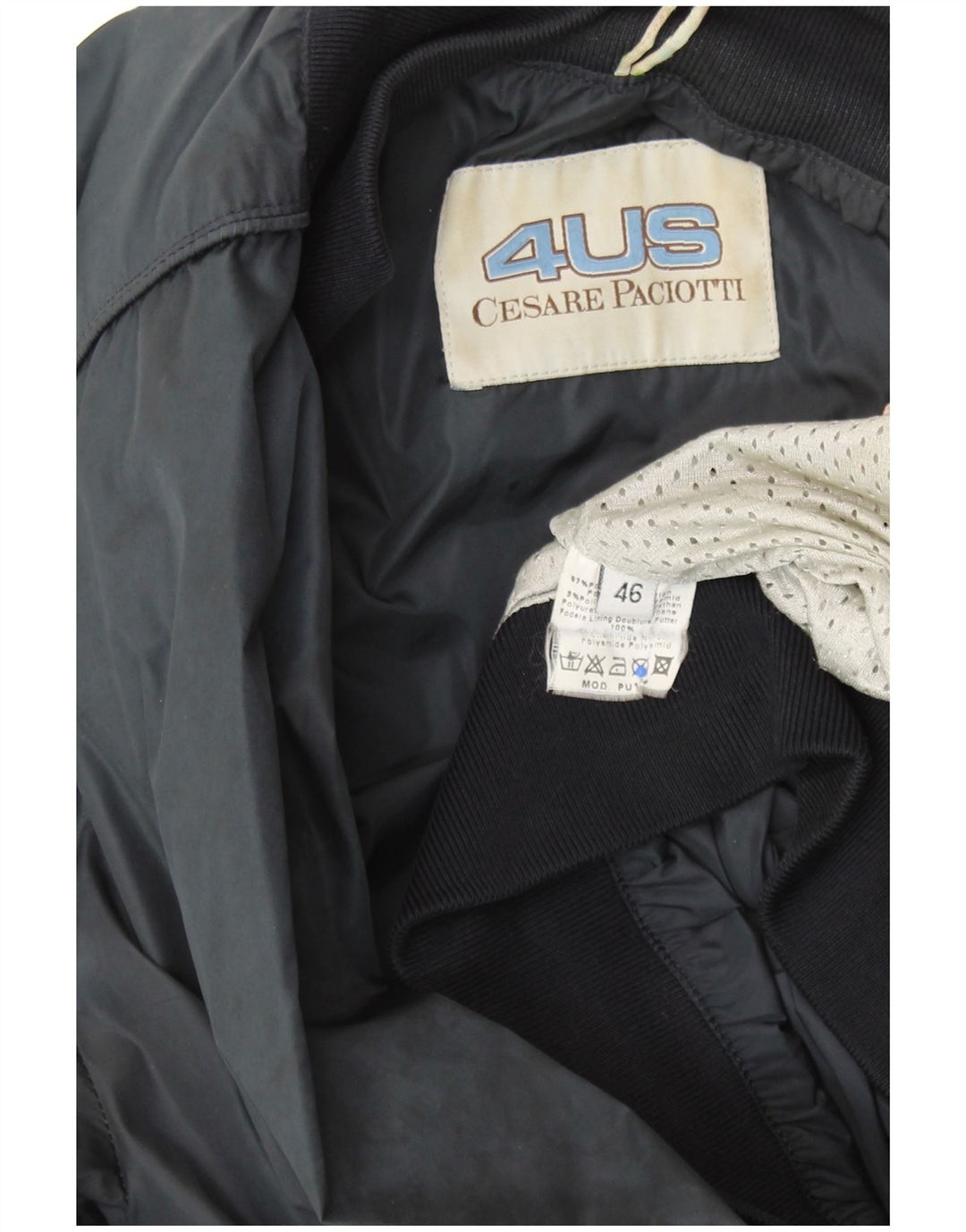 Damska kurtka bomber CESARE PACIOTTI 4US IT 46, duża, granatowa