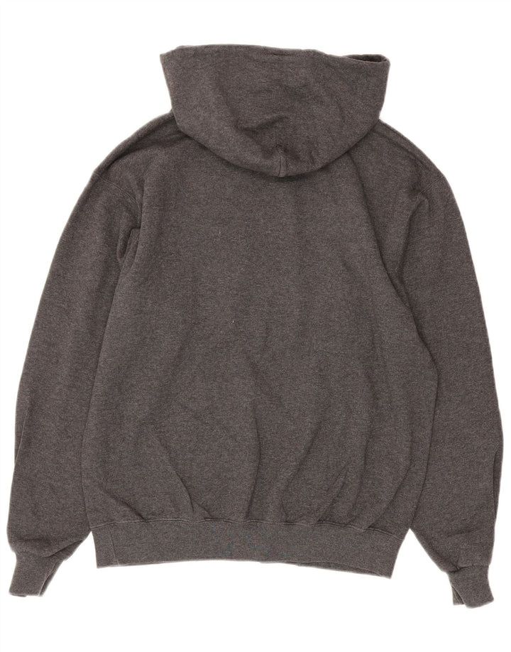 Męski sweter z kapturem Champion Graphic, średnioszary, bawełniany
