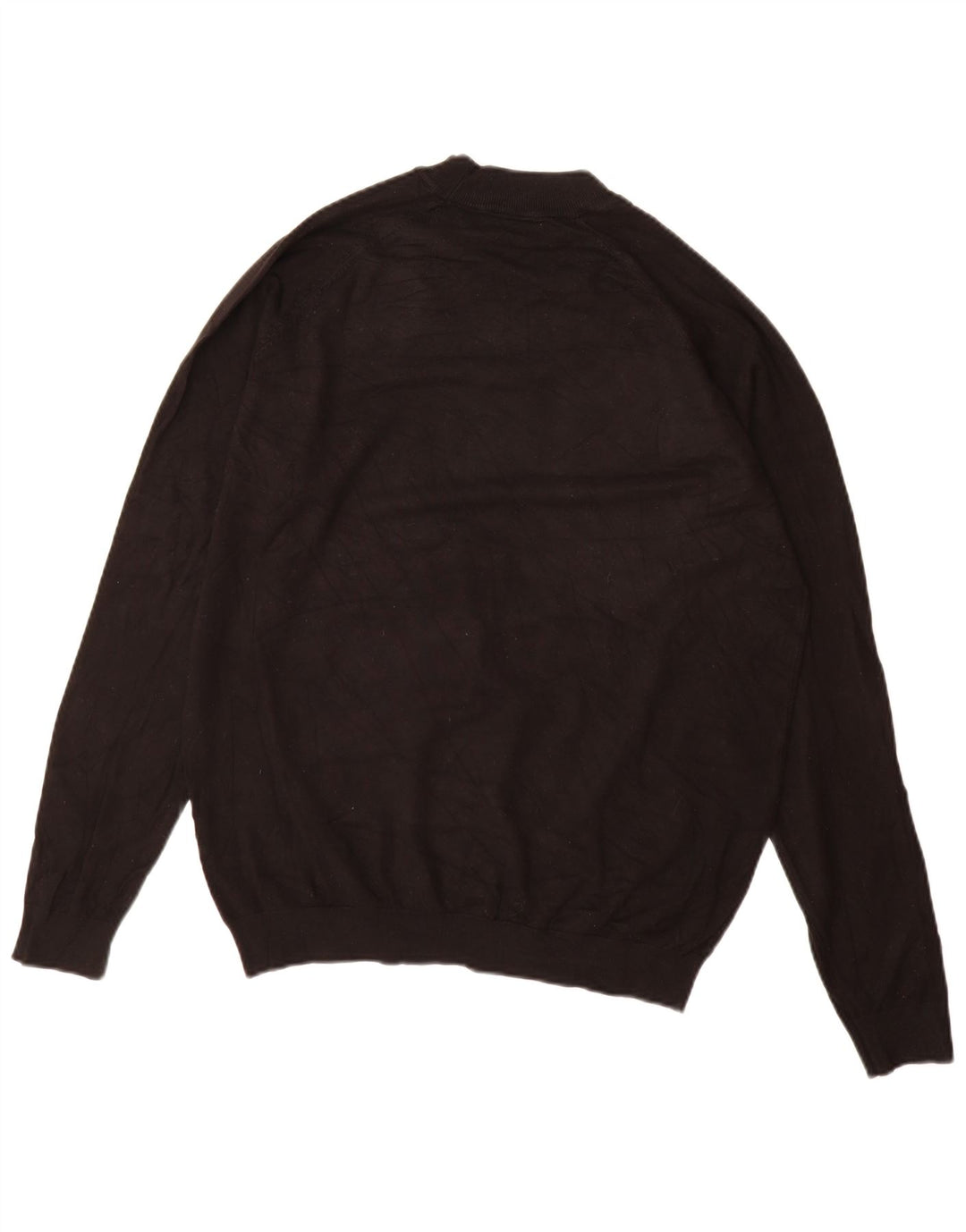 Zara Męski sweter z golfem, duży, czarny, wiskozowy