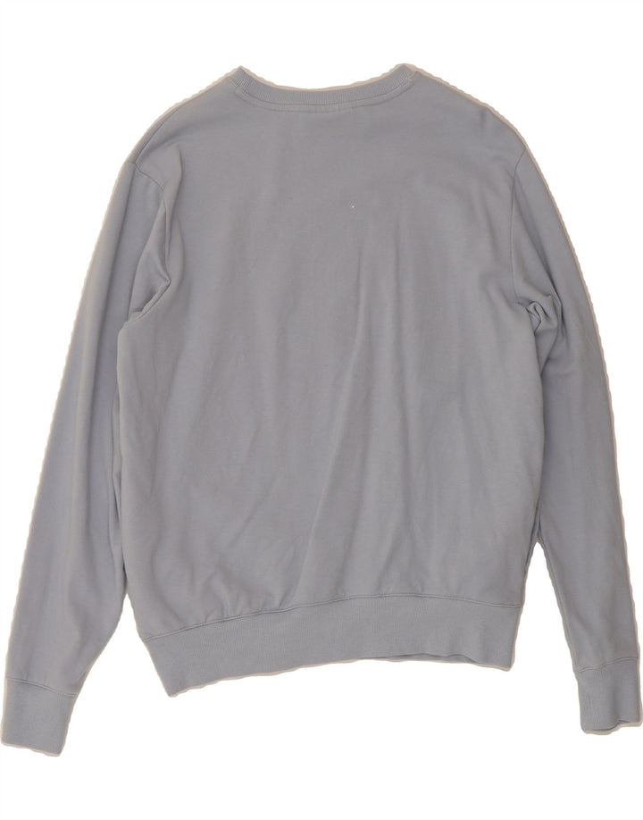 FILA Mens Sweatshirt Jumper Medium Blue Cotton Vintage Fila and Second-Hand Fila from Messina Hembry 