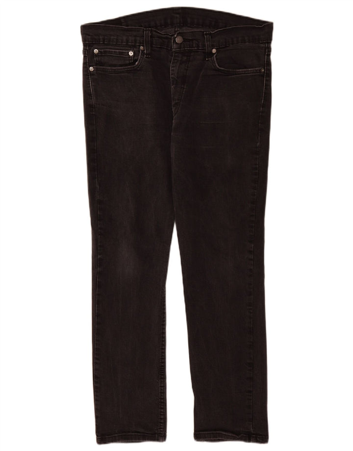 Męskie jeansy Levi's 511 Slim W36 L30 Czarna bawełna