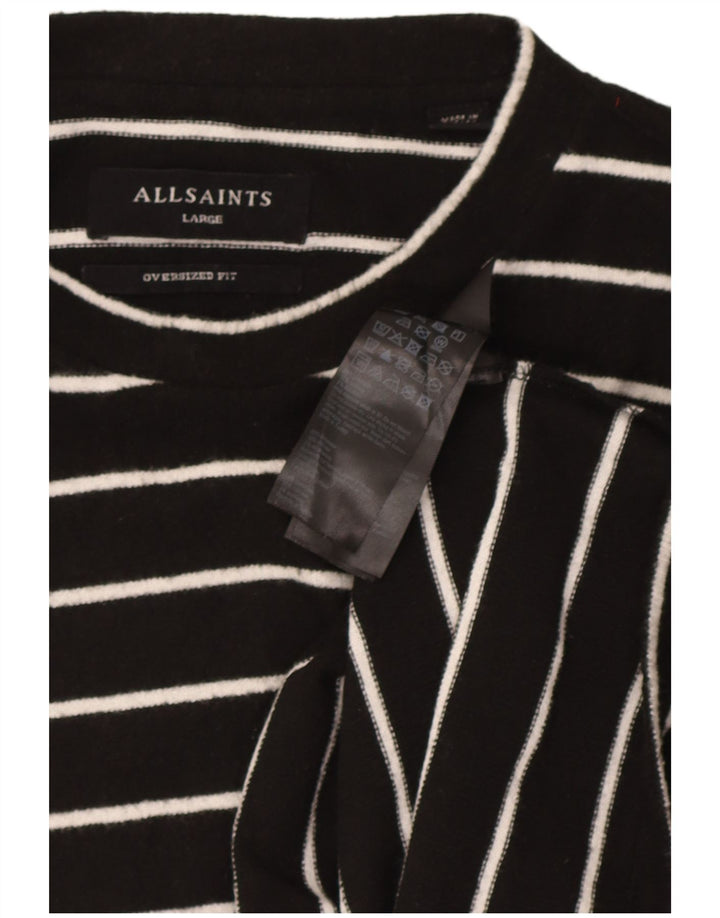 All Saints Damskie Oversize UK 16, duże, czarne, poliestrowe paski
