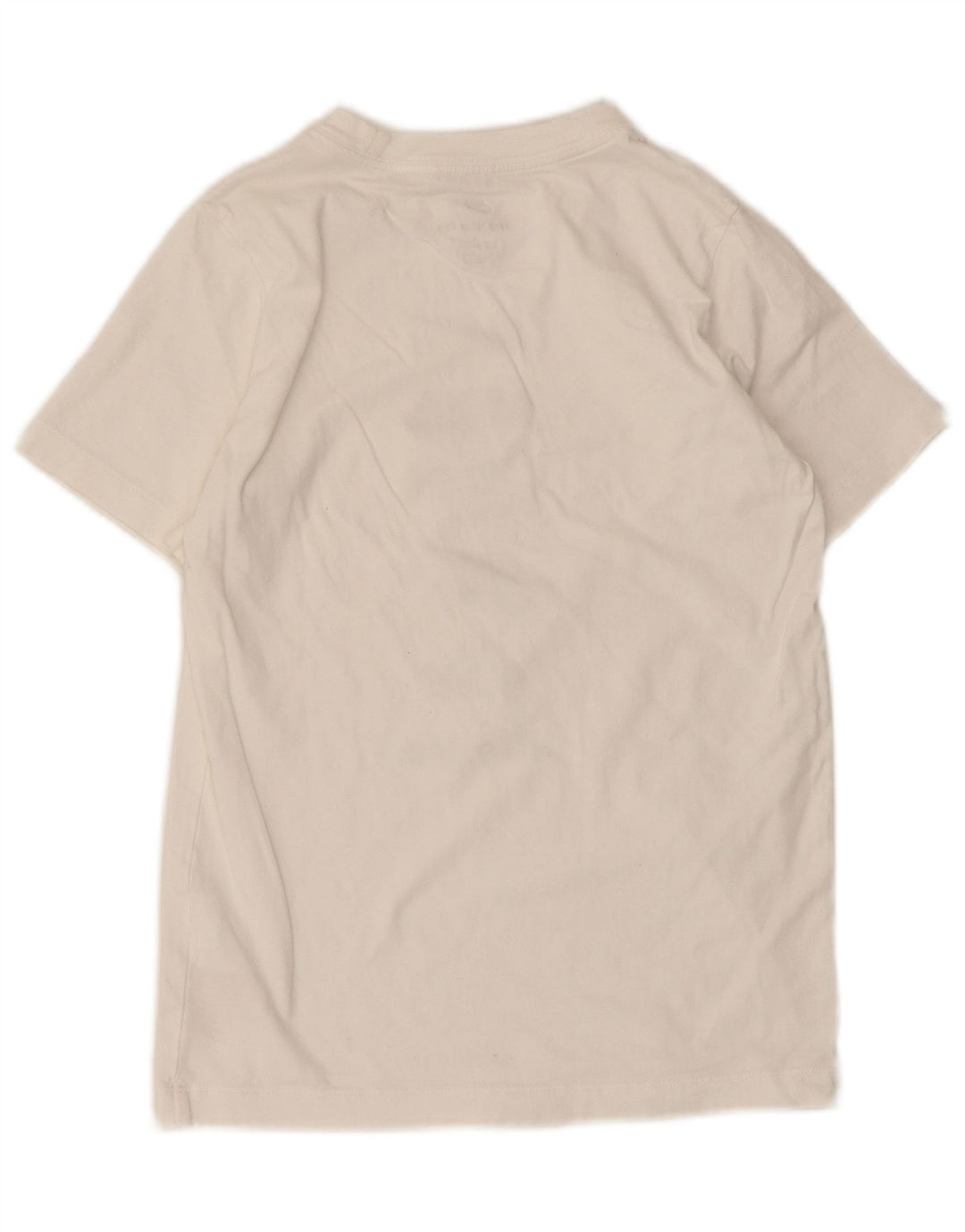 Chłopięcy T-shirt z grafiką Nike, 10-11 lat, średnia biała bawełna