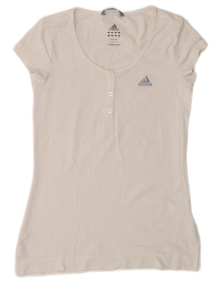 Damska koszulka Adidas Top UK 10, mała, biała
