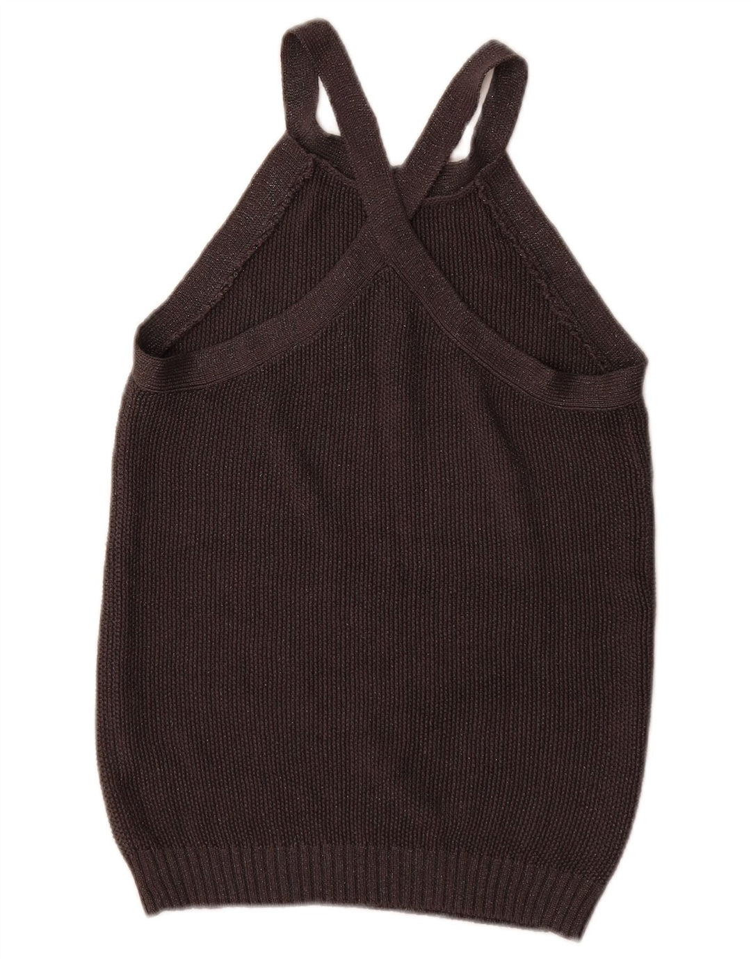 Tank top damski Massimo Dutti UK 12, średni czarny jedwab