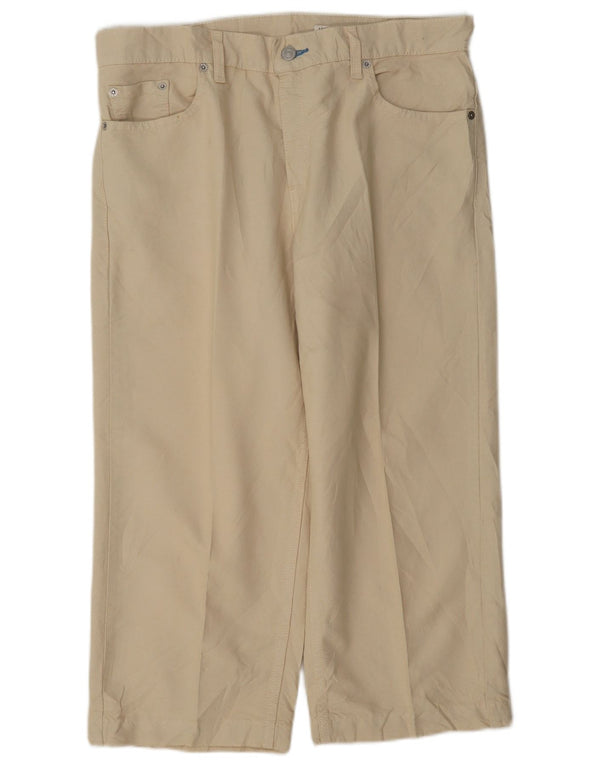 Spodnie Levi's Damskie 577 Capri z wysokim stanem US 12 Large W34 L22 Beżowe