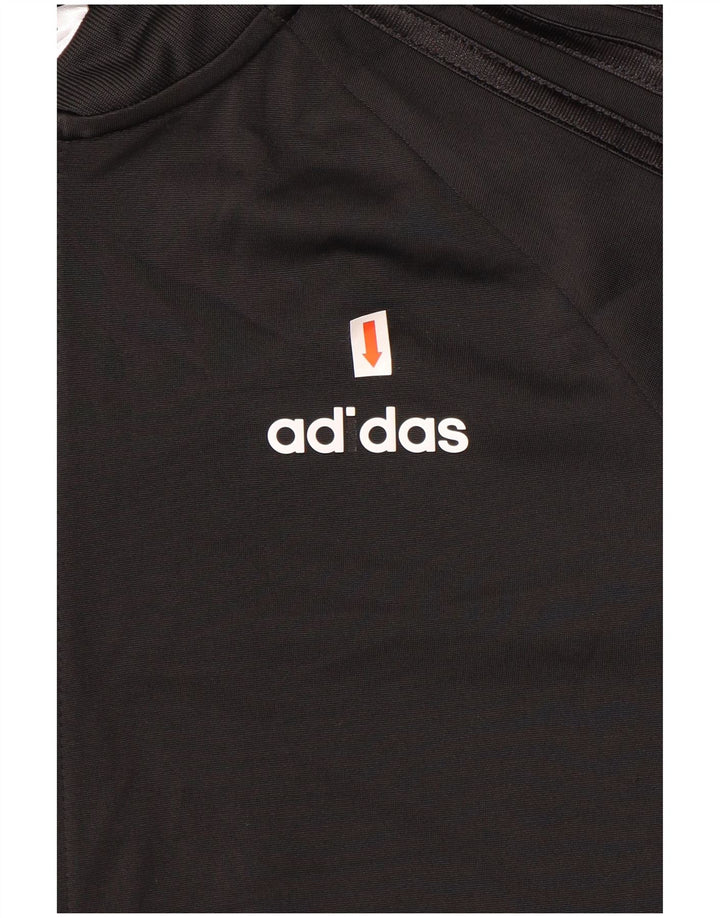Damska kurtka dresowa Adidas UK 8/10, mała, czarna, poliester