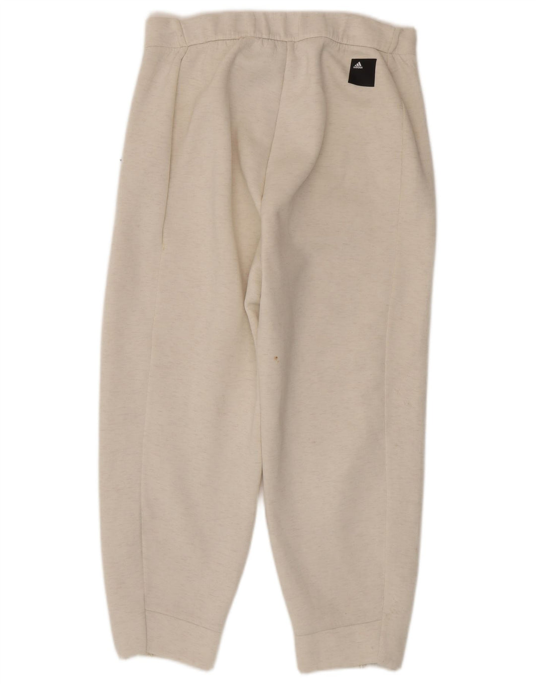 Damskie spodnie dresowe Adidas UK 12/14 Średnia biała bawełna