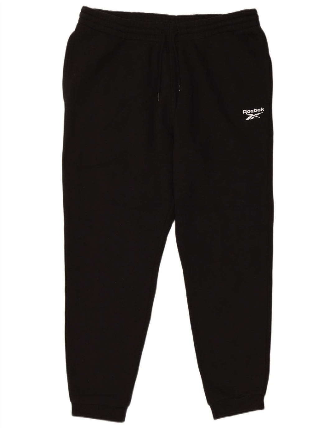 Męskie spodnie dresowe Reebok Joggers, małe, czarne, bawełniane