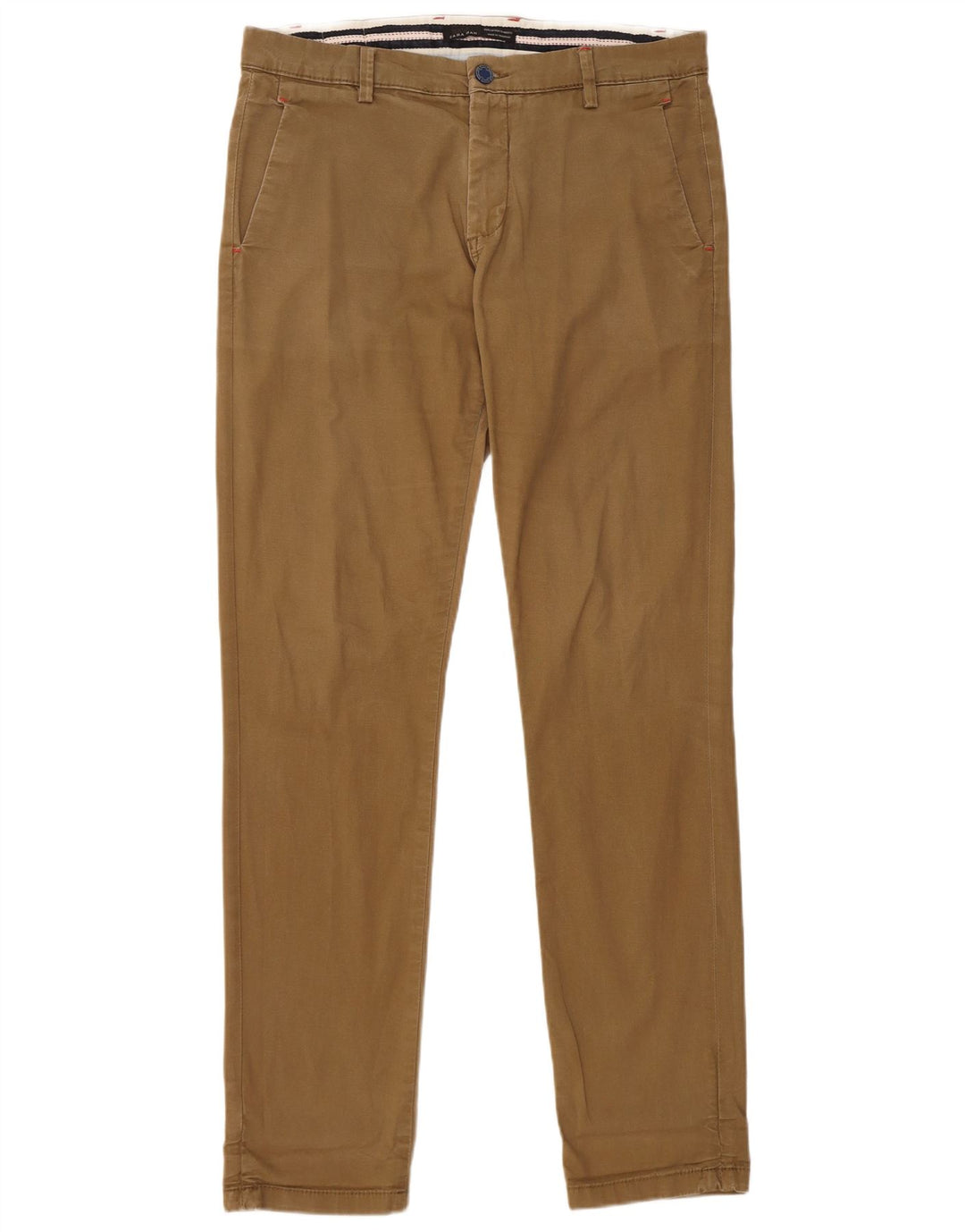 Męskie spodnie chino Zara EU 40 Medium W31 L33 brązowe