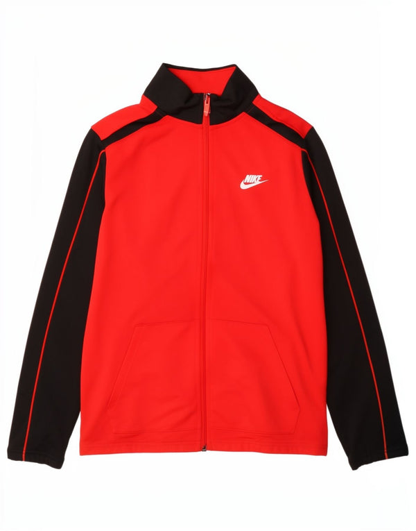 Chłopięca kurtka dresowa Nike 13-14 lat XL, czerwona, kolorowa, sportowa