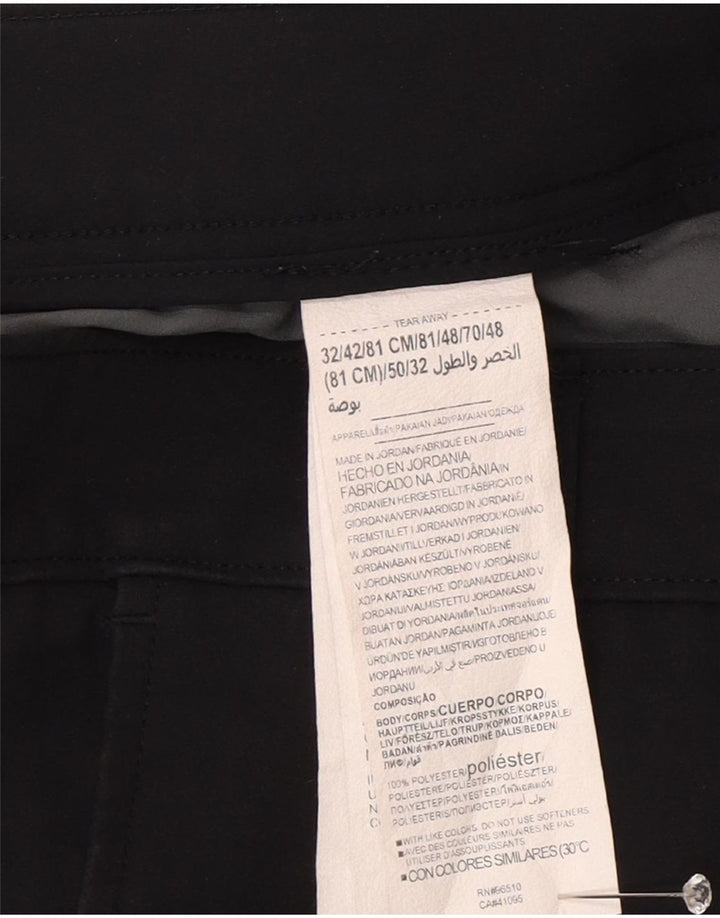 Męskie spodenki Chino Under Armour W32, średni czarny poliester