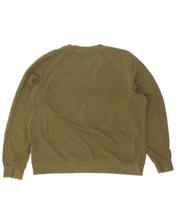 Marks & Spencer Damska bluza dresowa UK 16, duża, bawełniana khaki