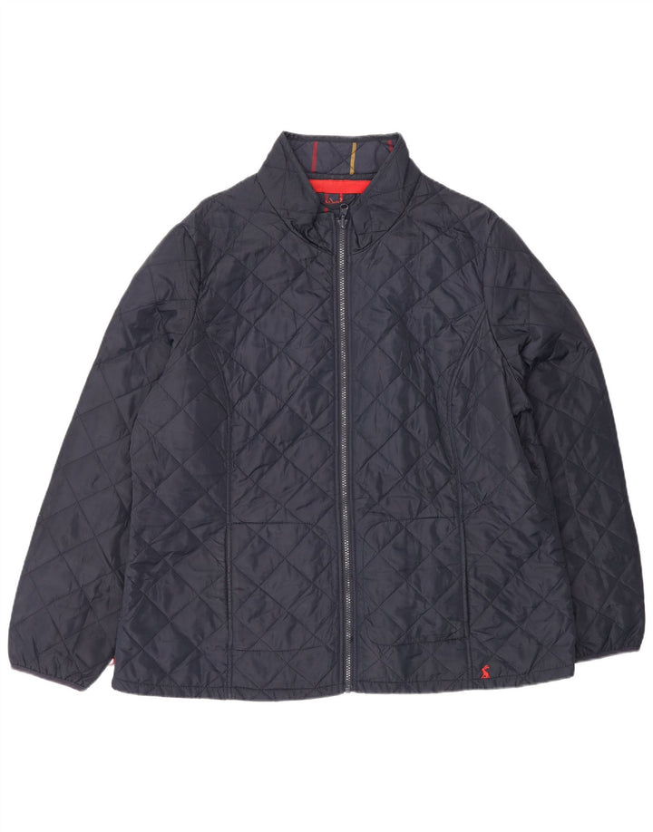 Damska pikowana kurtka Joules UK 18 XL, granatowa, poliester