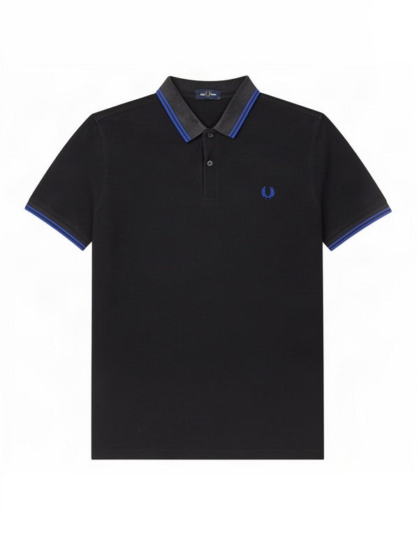Męska koszulka polo Fred Perry XL, czarna, bawełniana