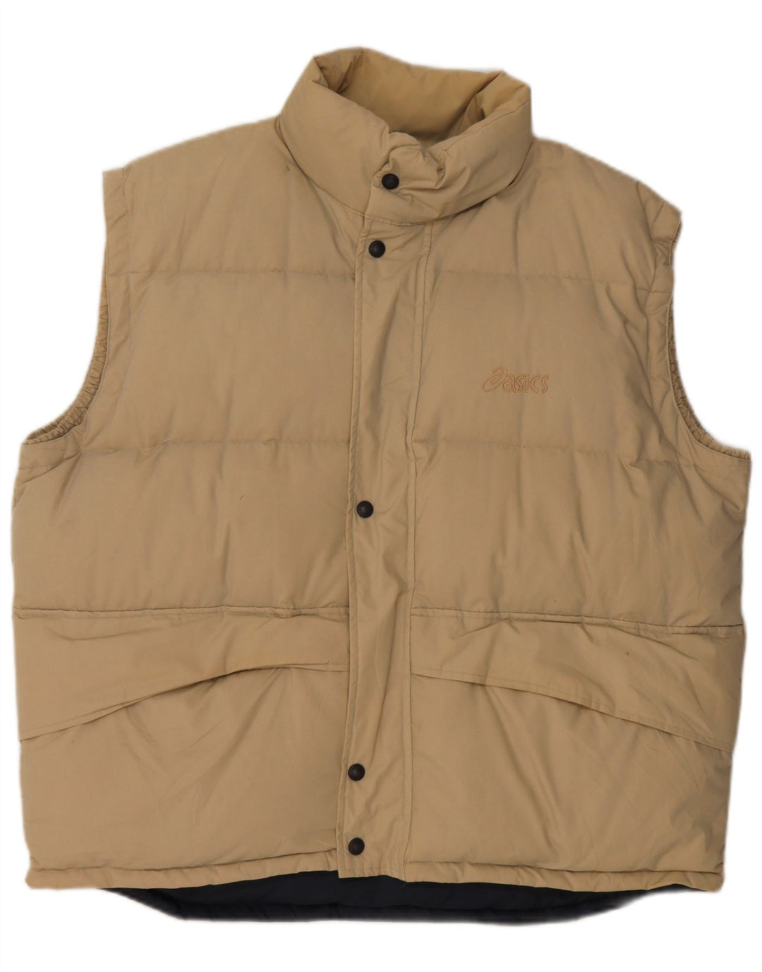 Męska wyściełana kamizelka Asics UK 42 XL Beżowy poliester