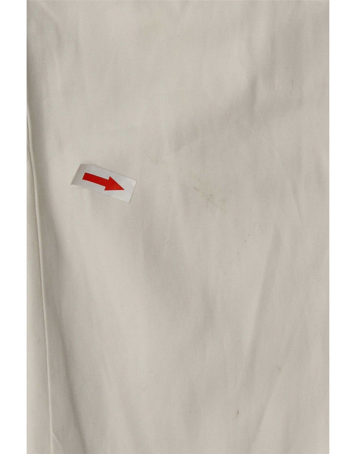 Marks & Spencer Damskie spodnie Chino UK 12 Medium W32 L30 Białe