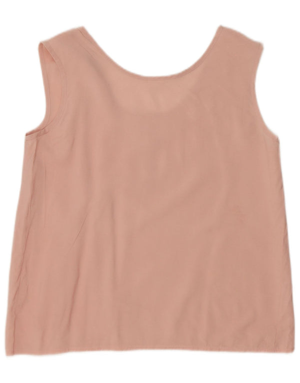 Vintage damska bluzka bez rękawów Top IT 40 Small Pink wiskoza