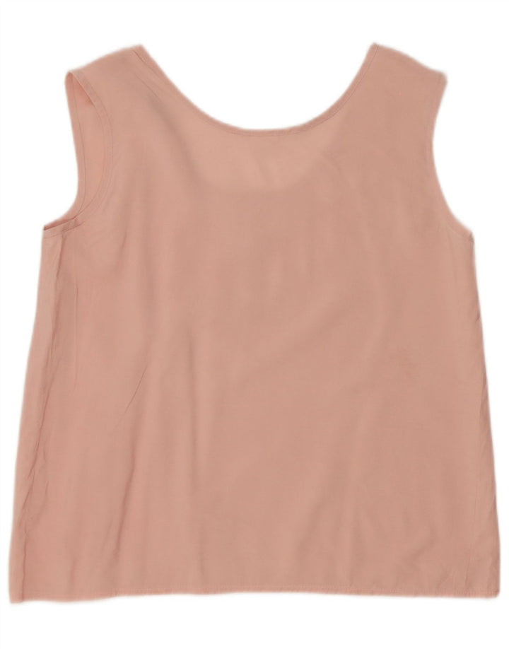 Vintage damska bluzka bez rękawów Top IT 40 Small Pink wiskoza