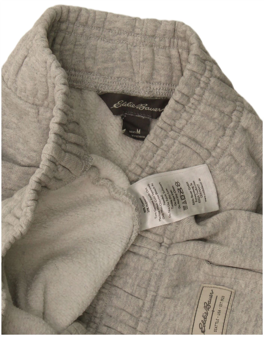 Męskie spodnie dresowe Eddie Bauer Joggers, średnioszare, bawełniane