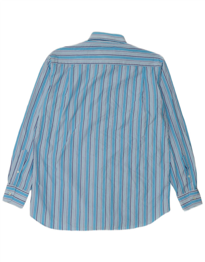 Koszula męska Paul & Shark, rozmiar 40, bawełniana w średnie niebieskie paski