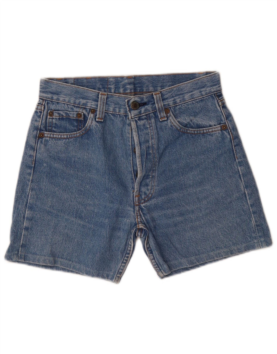Damskie spodenki jeansowe Levi's 501 W28 Średni niebieski