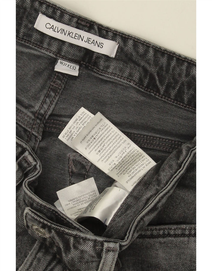 Damskie jeansy skinny CALVIN KLEIN W31 L32 Szara bawełna