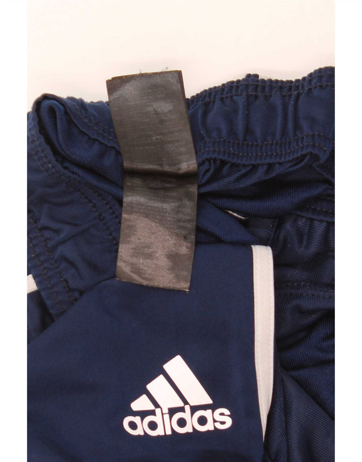 Męskie spodnie dresowe Adidas, średni granatowy poliester