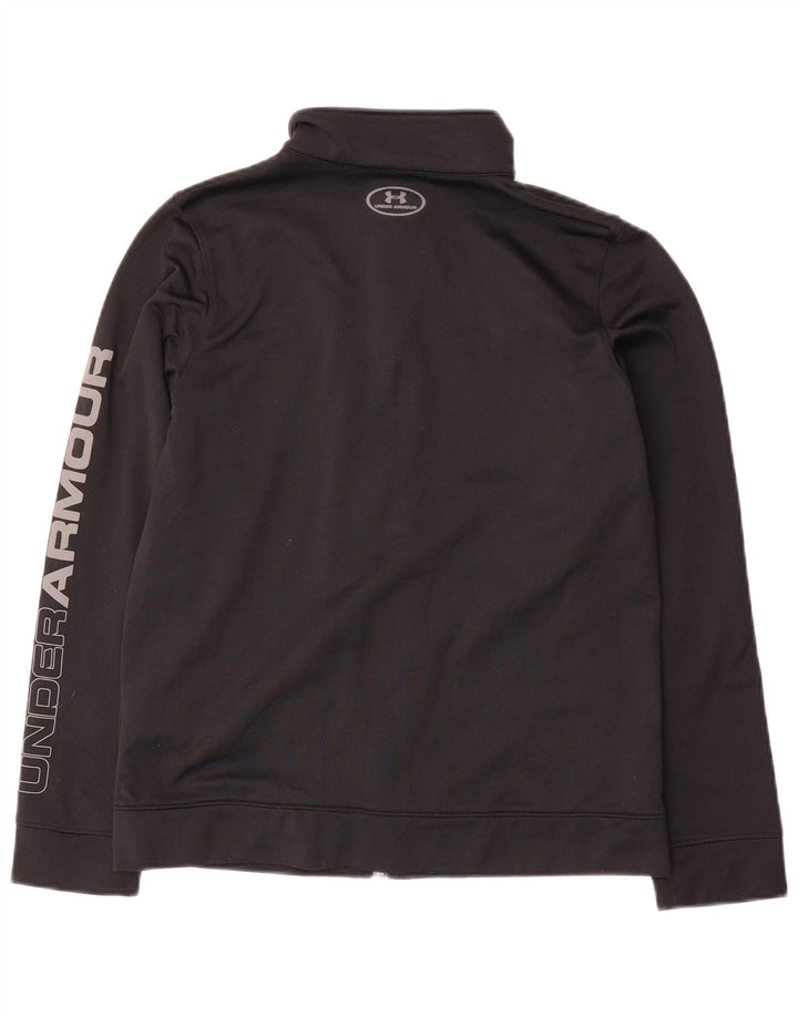 Kurtka dresowa chłopięca Under Armour, duża, czarna, poliester, 11-12 lat