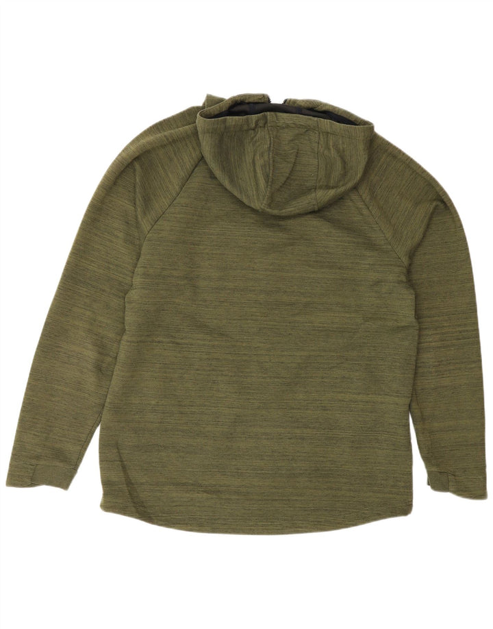 Męski sweter z kapturem i zamkiem RUSSELL ATHLETIC, UK 38/40, średni khaki, poliester
