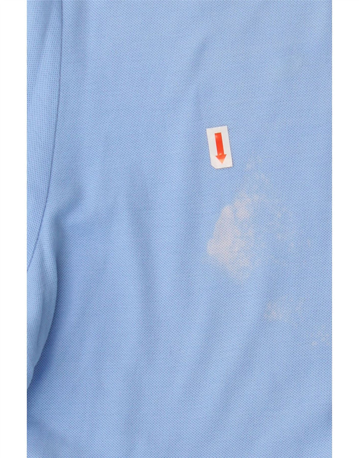 Męska koszulka polo Calvin Klein Slim Fit 2XL niebieska