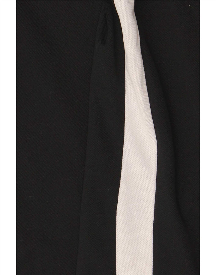 Adidas Męska bluza dresowa Dri Fit, mała czarna, poliestrowa z blokami kolorów