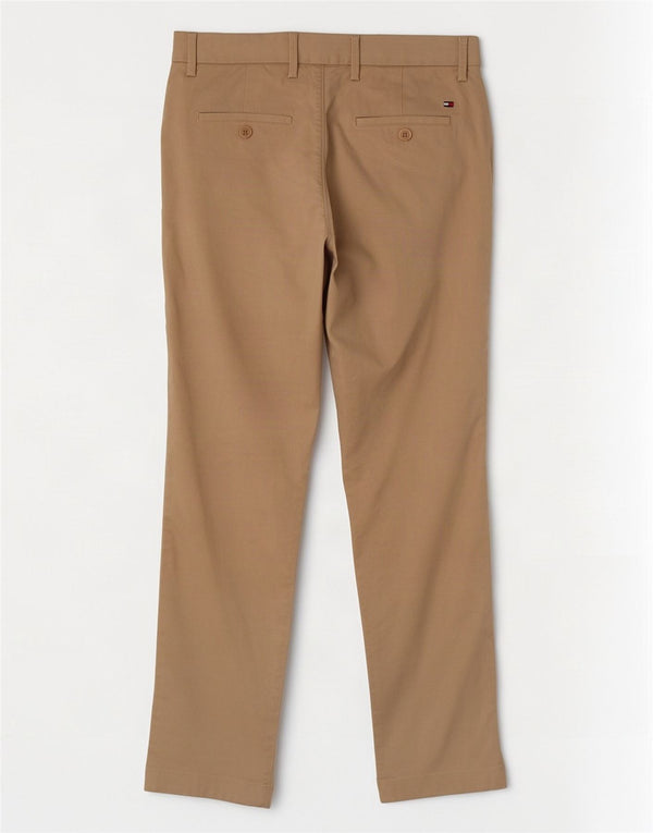 Męskie spodnie Chino Slim Tommy Hilfiger W29 L30 Beżowa bawełna