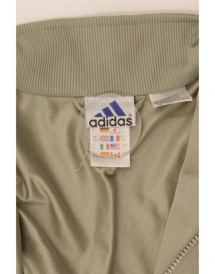 Męska kurtka dresowa Adidas UK 38/40 Medium Khaki Poliester