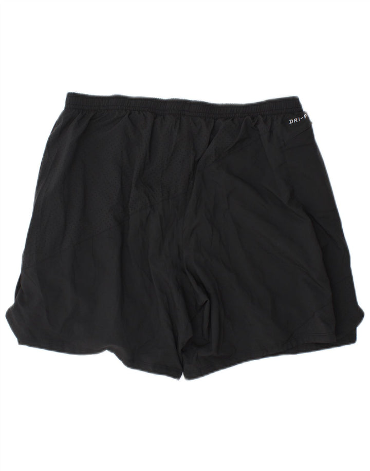 Męskie spodenki sportowe Nike Dri Fit XL, czarne, poliestrowe