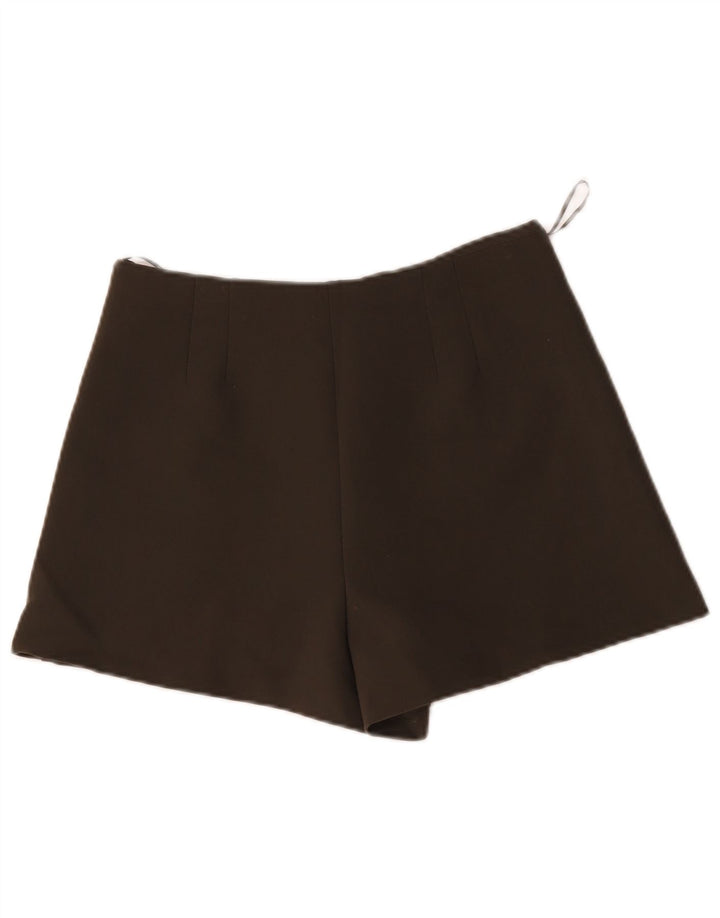 Damskie spodenki na co dzień z wysokim stanem, Zara, średnie W28, brązowe