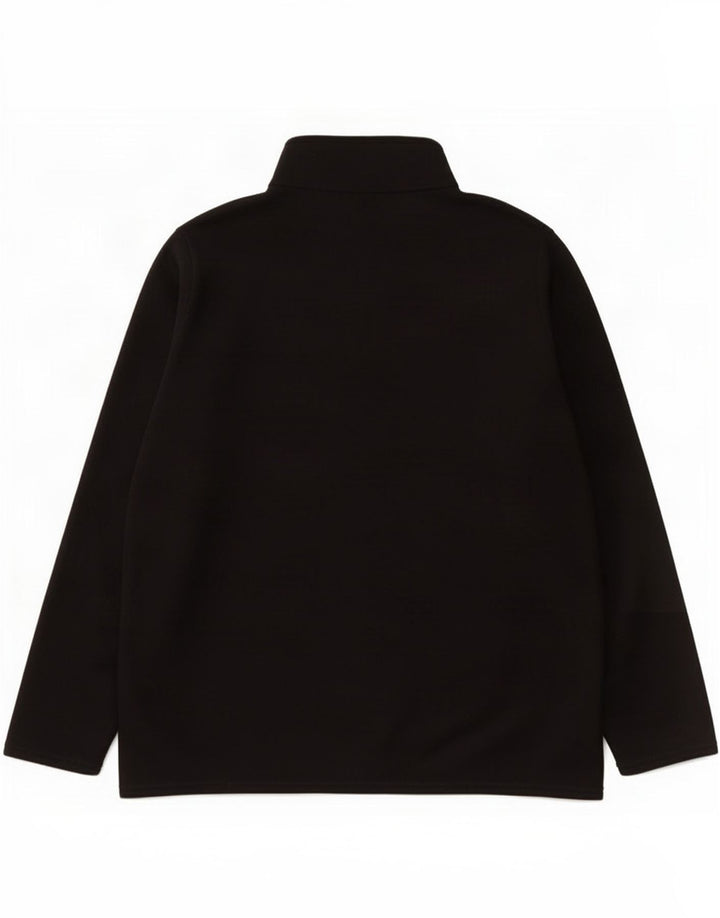 Marks & Spencer Damska kurtka polarowa oversize UK 24 4XL, czarna, poliester