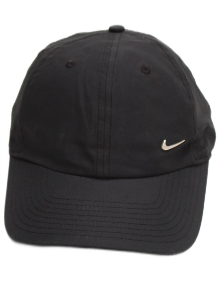 Męska czapka z daszkiem Nike Heritage Fit w jednym rozmiarze, czarna, poliestrowa