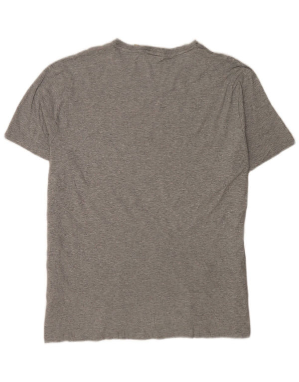 Polo Ralph Lauren Męski T-shirt o dopasowanym kroju, 2XL, szara, nakrapiana bawełna