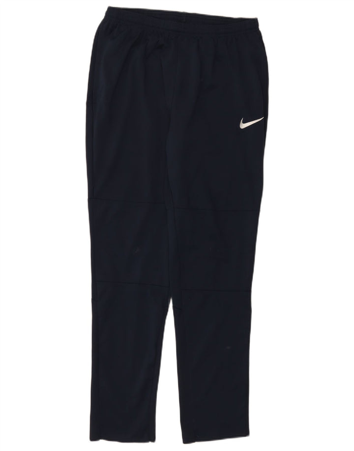 Męskie spodnie dresowe Nike Dri Fit, średni granatowy poliester