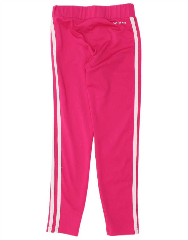 Legginsy Adidas Dziewczęce Aeroready 7-8 lat Różowy Poliester
