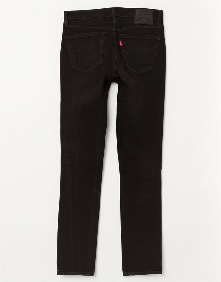 Męskie jeansy Levi's 511 Slim W32 L34 Czarna bawełna