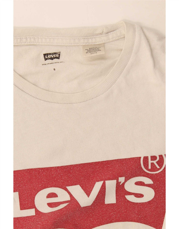 Damska koszulka oversize z grafiką Levi's Top UK 10 Small White