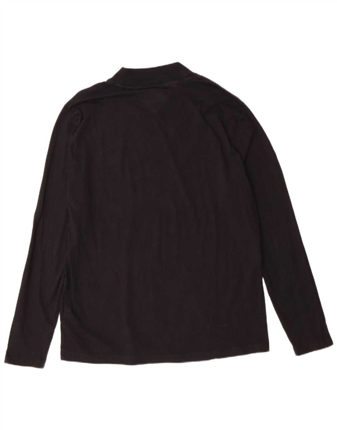 Męska koszulka Tommy Hilfiger z długim rękawem XL, czarna, bawełniana