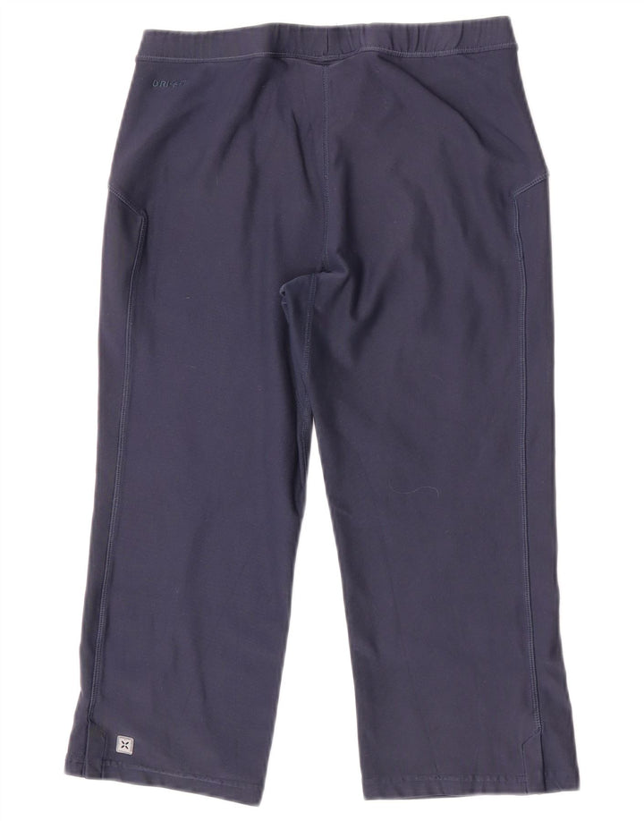 Damskie legginsy Nike Capri UK 10/12 Średni granat